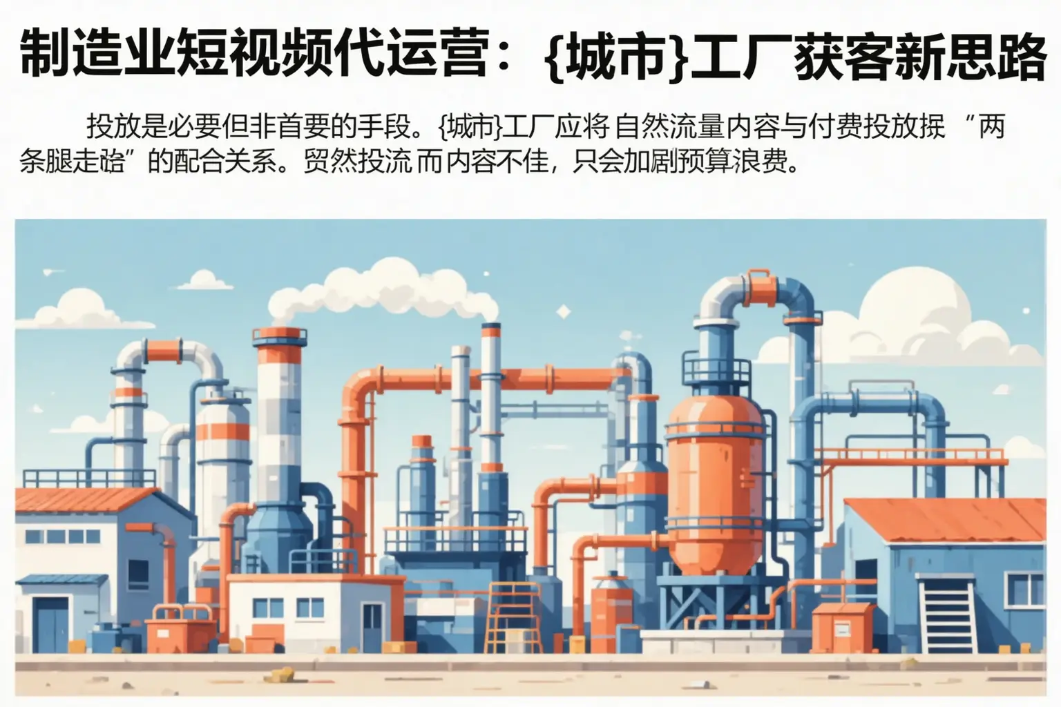 制造业短视频代运营：博兴工厂获客新思路